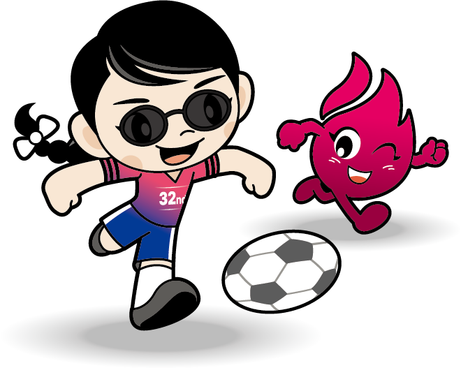 마스코트 나랑이 응용동작 - 축구